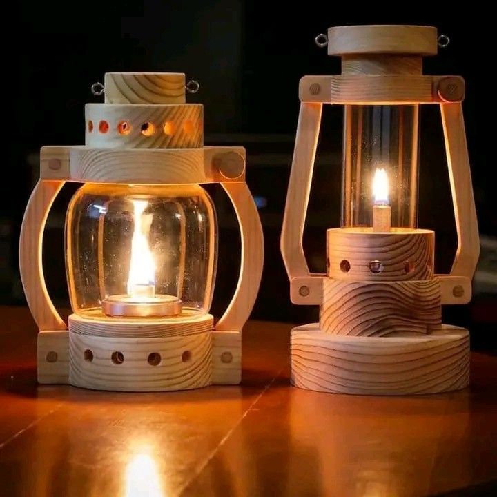 فانوس چوبی